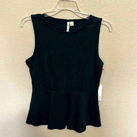 Elle Tops - Women’s dressy black tank top from Kohls